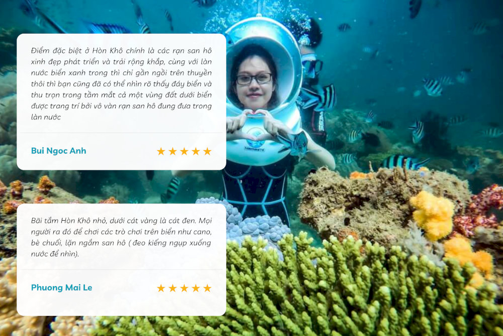 Lặn ngắm san hô Hòn Khô